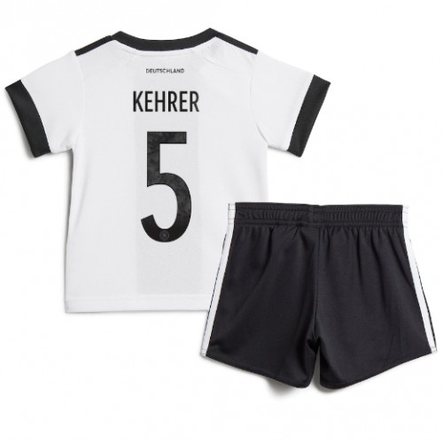 Maillot de foot Allemagne Thilo Kehrer #5 Domicile enfant Monde 2022 Manches Courte (+ pantalon court)